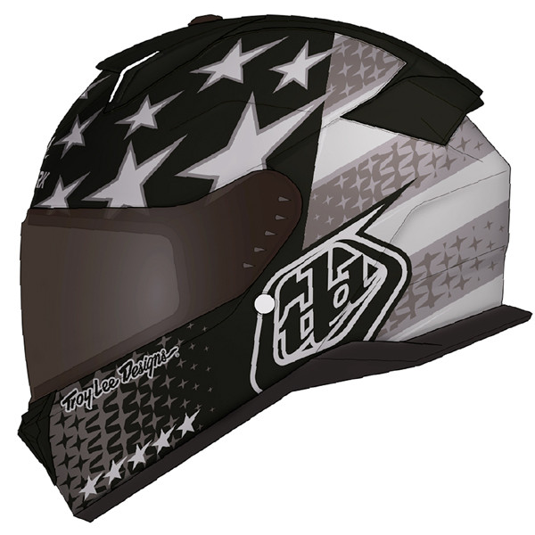 Shark Helmets Shark skwal i3 us flag kaa